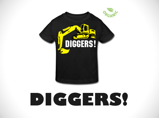 diggers kids tshirts